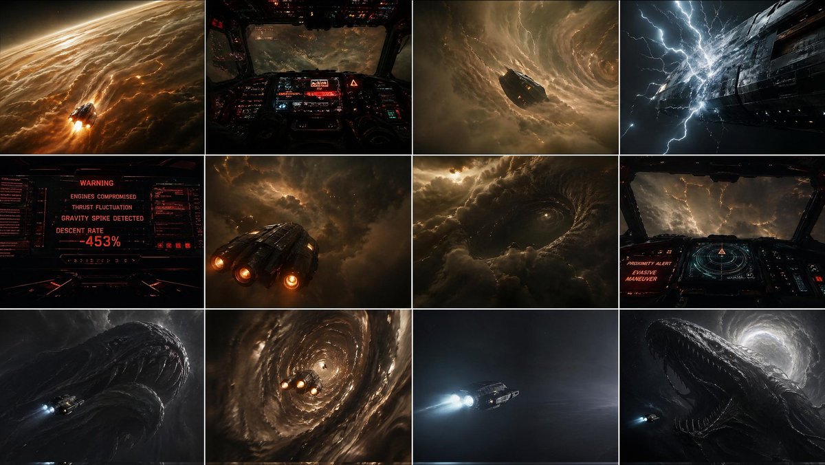 气态巨行星潜入故事板